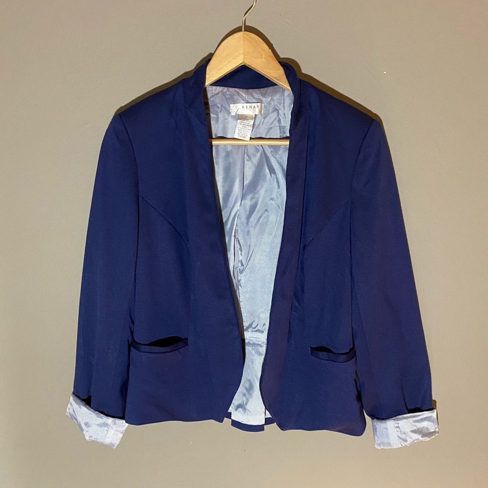 Kenar navy blazer - size M